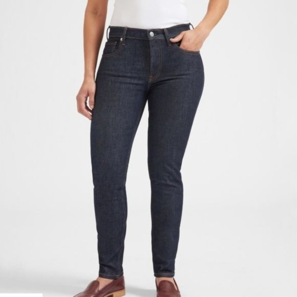 Everlane Denim - Everlane | The Mid Rise Skinny Jean Dark Indigo 27